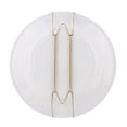 thumbnail image 2 of Unique Bargains Metal 7.5 to 9 Inch Spring Plate Hangers Wall Hook Stand Display Gold Tone 16pcs, 2 of 7