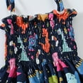 thumbnail image 5 of UTTOASFAY Baby Girls Dress Summer Toddler Baby Girls Sleeveless Sling Dress Graphic Print Children'S Clothing Multicolor 1-2 Years, 5 of 9