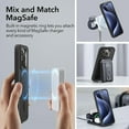 thumbnail image 3 of for iPhone 16 Pro Max Case, Compatible with MagSafe, Shockproof Military-Grade Protection, Magnetic Phone Case for iPhone 16 Pro Max, Classic Hybrid Case (HaloLock), Clear, 3 of 5