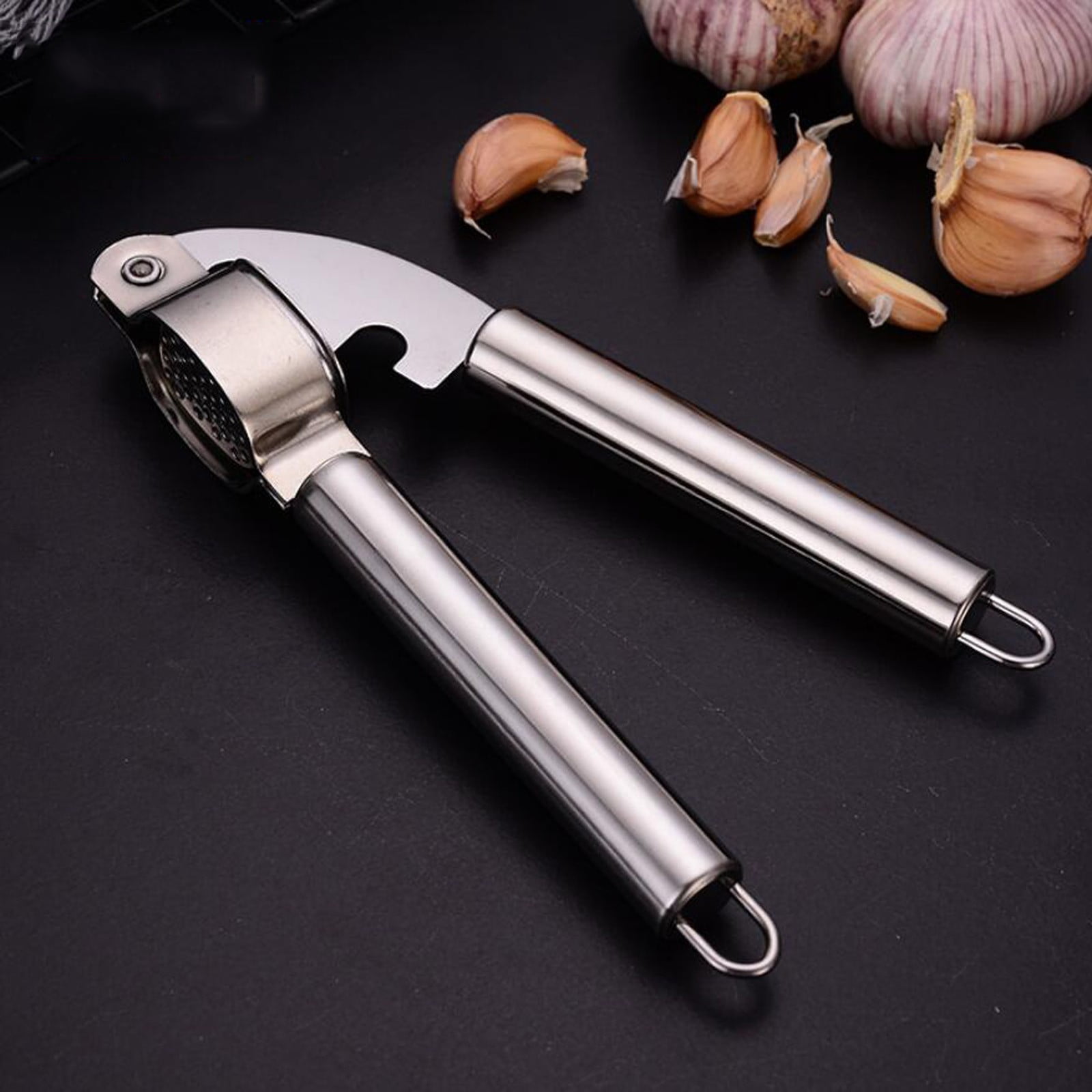 Garlic Press Crusher Mincer Chopper Peeler Squeeze Ginger – Meal