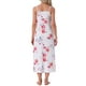 thumbnail image 3 of INSPIRAR CHIC Vestidos de Noche para Mujeres Sin Mangas con Tirantes Espagueti Cuello Redondo Primavera Verano Vestido de Dormir L Blanco Rosa, 3 of 6