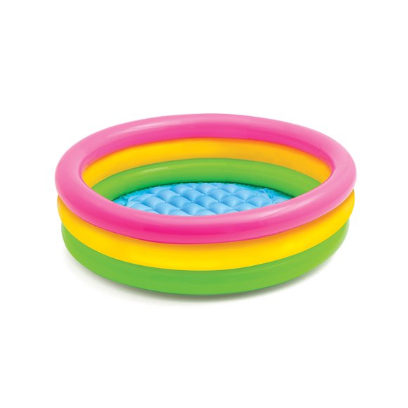 Ensemble Estival Multicolore « Splash and Play » Piscine Gonflable - 114 x 25 cm