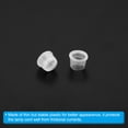 thumbnail image 4 of Uxcell Lamp Pipe Cord Protector, Plastic Tube Hole Washer Bushing for 1/8 IPS Pipe, Clear 50 Pack, 4 of 5