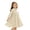 Beige, variant on SUYIDA Cozy Autumn Girls Long Sleeve Dress, Elegant Everyday Wear for Kids, Soft Comfortable Casual Fall Outfit