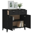 thumbnail image 3 of vidaXL Sideboard Storage Side Cabinet Living Room Furniture Solid Wood Pine, 3 of 9