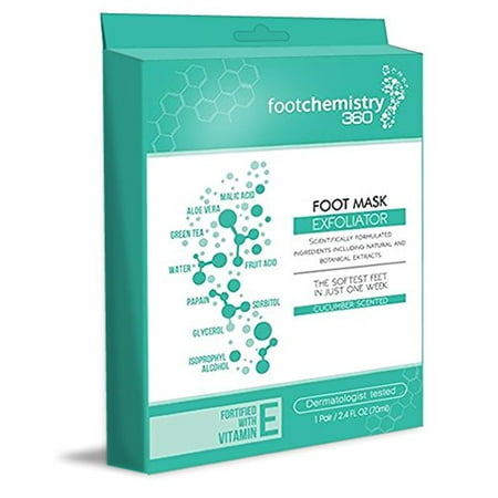Foot Peel Mask, Exfoliate Feet & Get Rid of Calluses, Dry Dead Skin, & Bacteria. Repair Heels With Comfortable Sock Booties For Soft New Smooth Skin On Your Feet in One Week- Foot