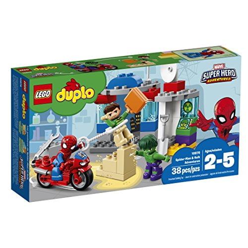 Lego Kids Spiderman Hulk Sandman playset