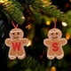 thumbnail image 5 of Adornos de jengibre con iniciales del alfabeto Monograma de jengibre Adorno colgante para el árbol de Navidad con la letra del apellido Decoración para el árbol de Navidad, 5 of 7