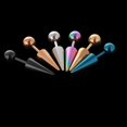 thumbnail image 4 of Del Pendiente de Del Perno Prisionero Del Oído de de material acero Inoxidable de 6 Piezas Yuyangstore Piercing de la oreja Barbell, 4 of 7