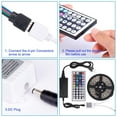 thumbnail image 5 of LED Light Strip, SKONYON16.4ft RGB LED Light Strip 5050 LED Tape Lights, Color Changing LED Rope Lights with Remote for Home, 5 of 7