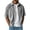 Gray, variant on Corduroy Shirts for Men Casual Button Down Half Sleeve Loose Fit Jacket Vintage Ribbed Lapel Neck Lounge Shackets Navy M