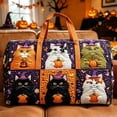 thumbnail image 4 of Halloween Travel Duffle Bag Hippie Van Quilted Duffle 3D Printed Retro Bus Weekender Bag Boho Fitness Yoga Camping Outdoor Overnight Luggage Bags, 4 of 5