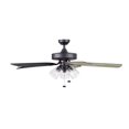thumbnail image 4 of Better Homes & Gardens 52" Matte Black Indoor Ceiling Fan with Light, 5 Blades, Pull Chains & Reverse Airflow, 4 of 14