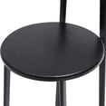 thumbnail image 6 of 27''h , Modern Kitchen Chairs, Black Seat, Metal Legs, Fascinating And Stylish For Counters Attractive, 6 of 7