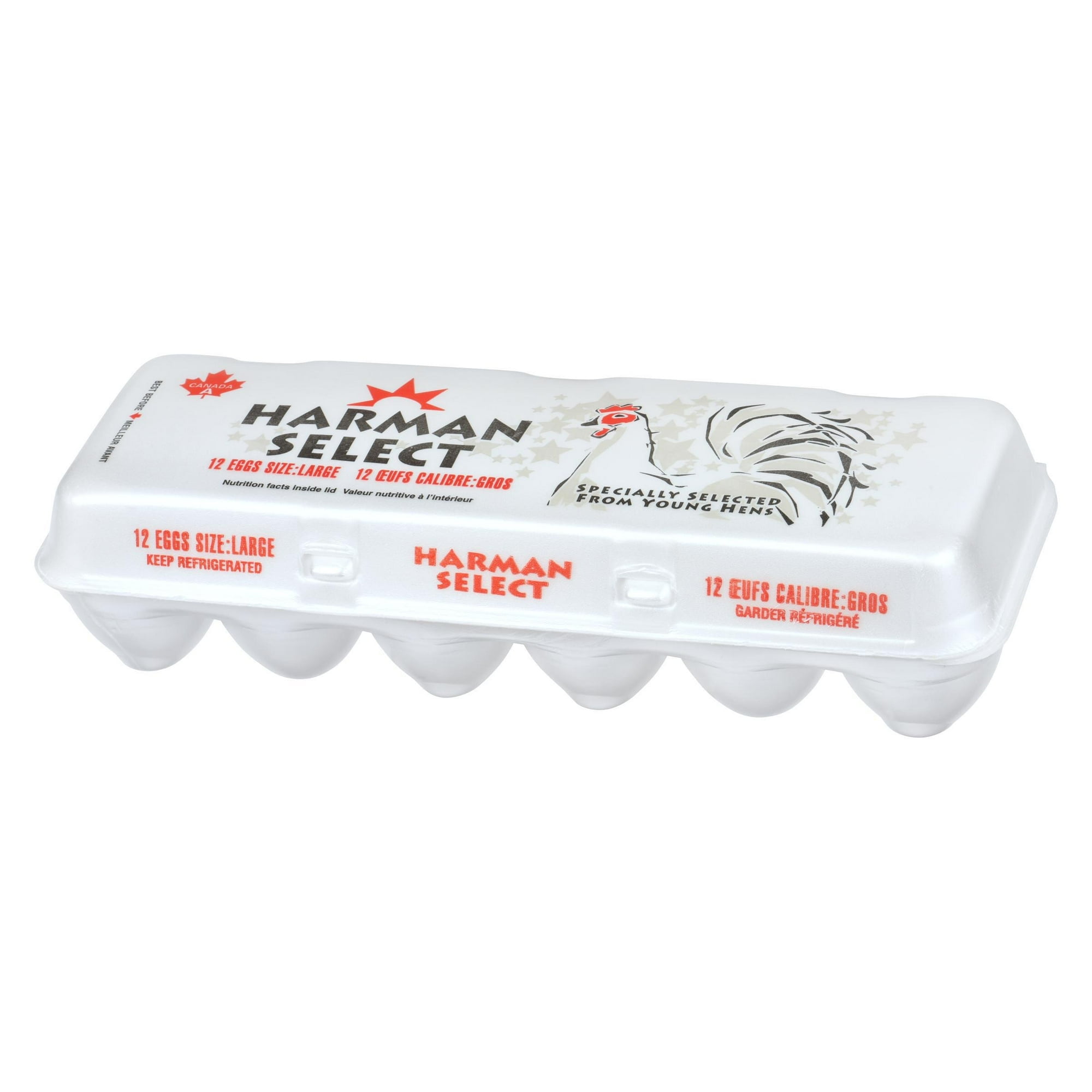 Harman Select Large White Eggs
