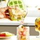 thumbnail image 4 of Combo de Bandeja para Cubitos de Hielo y Botella de Agua 2 en 1, con Tapa y Recipiente, Botella para Cubitos de Hielo, Fácil de Presionar para Liberar, para Congelador, 500 Ml C, 4 of 5