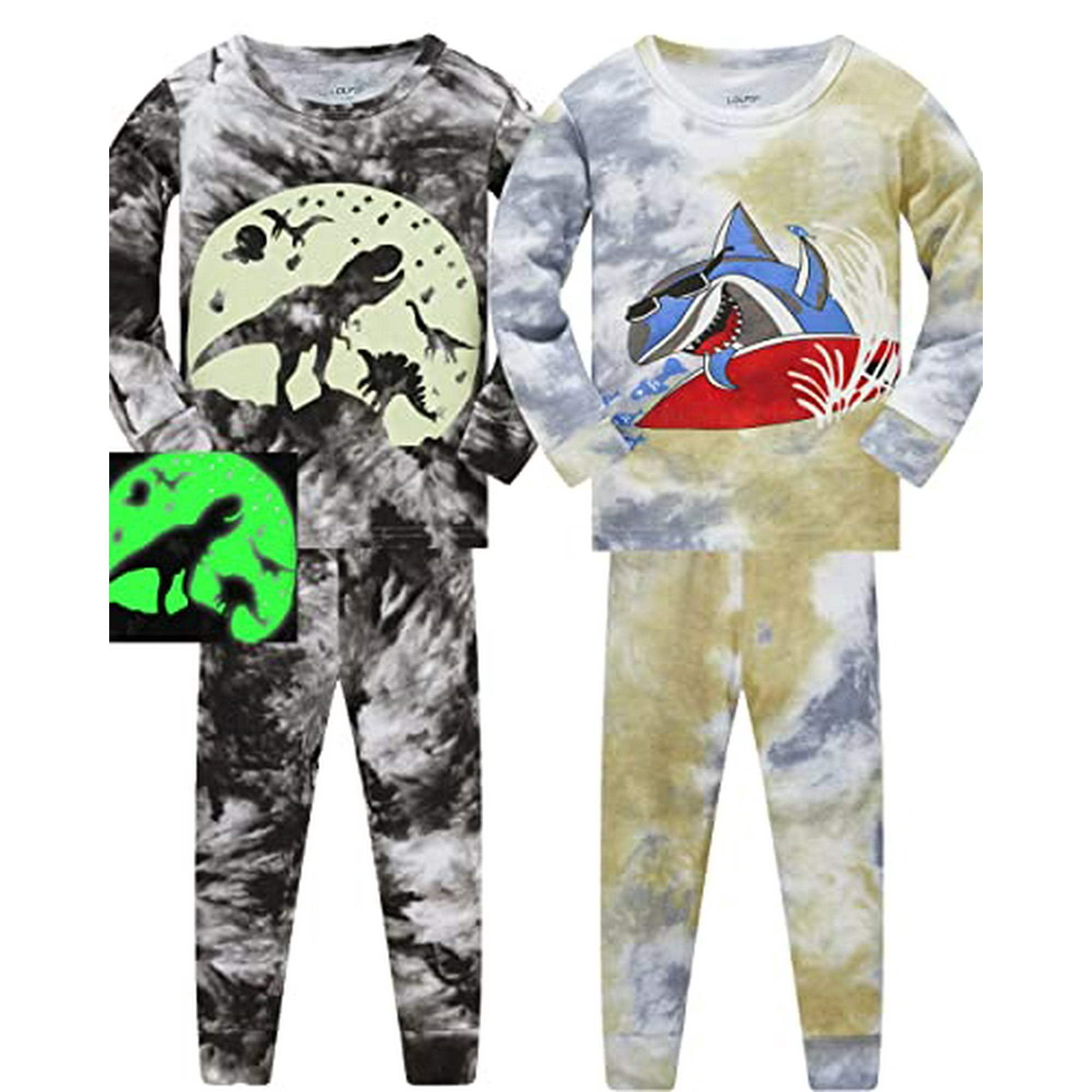Tie dye kids pajamas hotsell