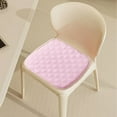 thumbnail image 4 of WKSCLPAI 18" Classic Dining Chair Cushion, Laminated Cotton Comfortable Office Chair Cushion, Car Seat Dust Cushion, Non-slip Stain-resistant Stool Chair Cover Cushion, Pink, 4 of 5