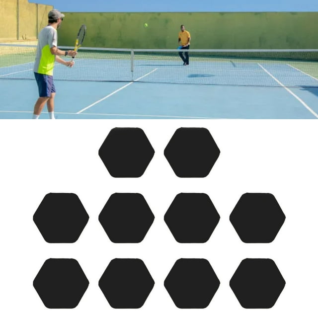 Tennis Racquet Shock Absorbers, Lovely Appearance Black Soft Silicon Racket Shock Absorbers for Playground