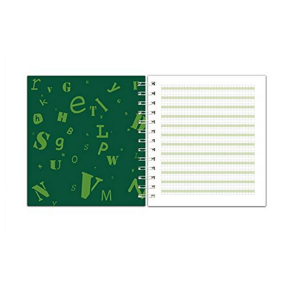 Channie's Youth Composition Notebook - Handwriting Practice, Improvement Journal for Kids, Older Learners, & Special Needs Students, Calligraphy Workbook with Special Writing Blocks, Green