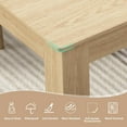 thumbnail image 5 of ChVans Large Mobile Extendable Dining Table for 6-8, Modern Wood Kitchen Table Rectangular Table for Dining Room, Living Room, 5 of 9