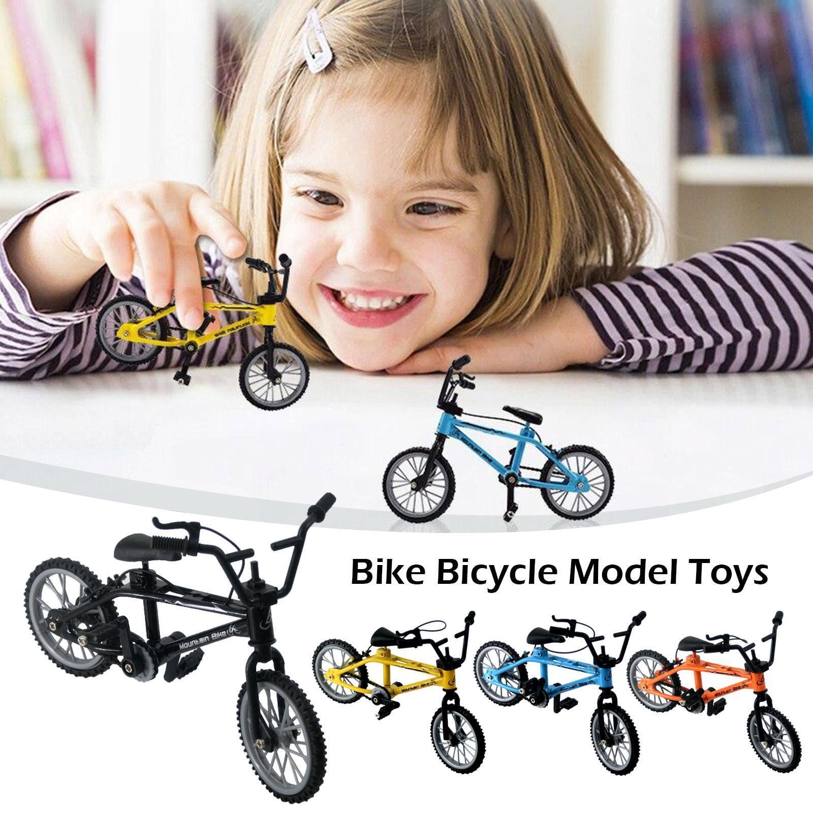 Jiuou Tech Deck Finger Bike Bicycle Toys Boys Kids Children Wheel Bmx Model Toy Black