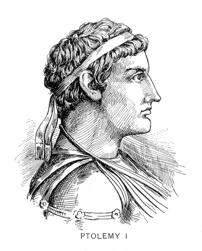 Ptolemy I (364-283 BC) Ncalled Ptolemy Soter King Of Egypt (323-285 BC ...