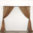 thumbnail image 6 of Efavormart 10FT Fire Retardant Gold Sheer Voil Curtain Panel Backdrop For Window Wall Decoration - Premium Collection, 6 of 10