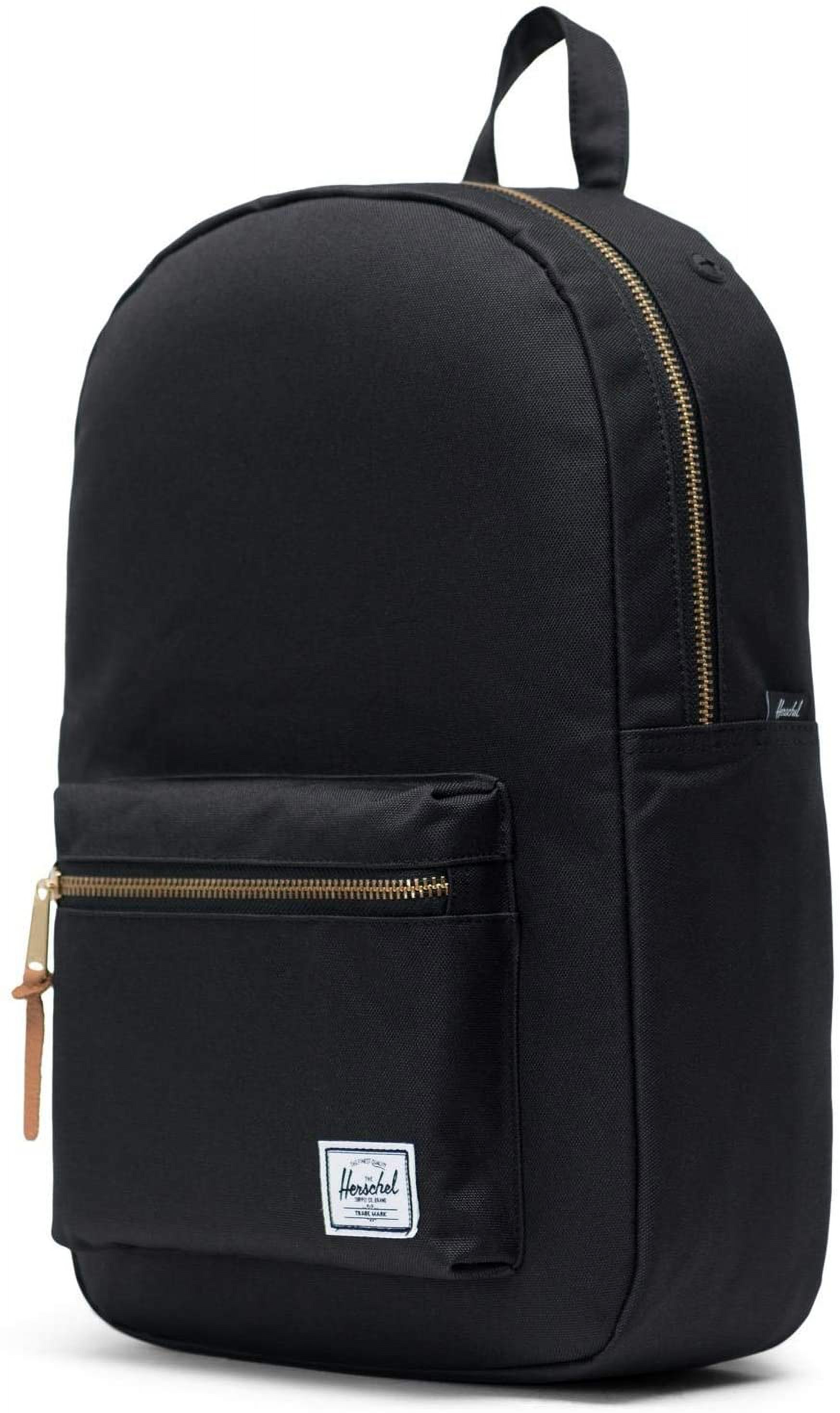 Herschel Settlement Unisex Canvas Black Fashion Backpack 10033-00001-OS - image 2 of 4