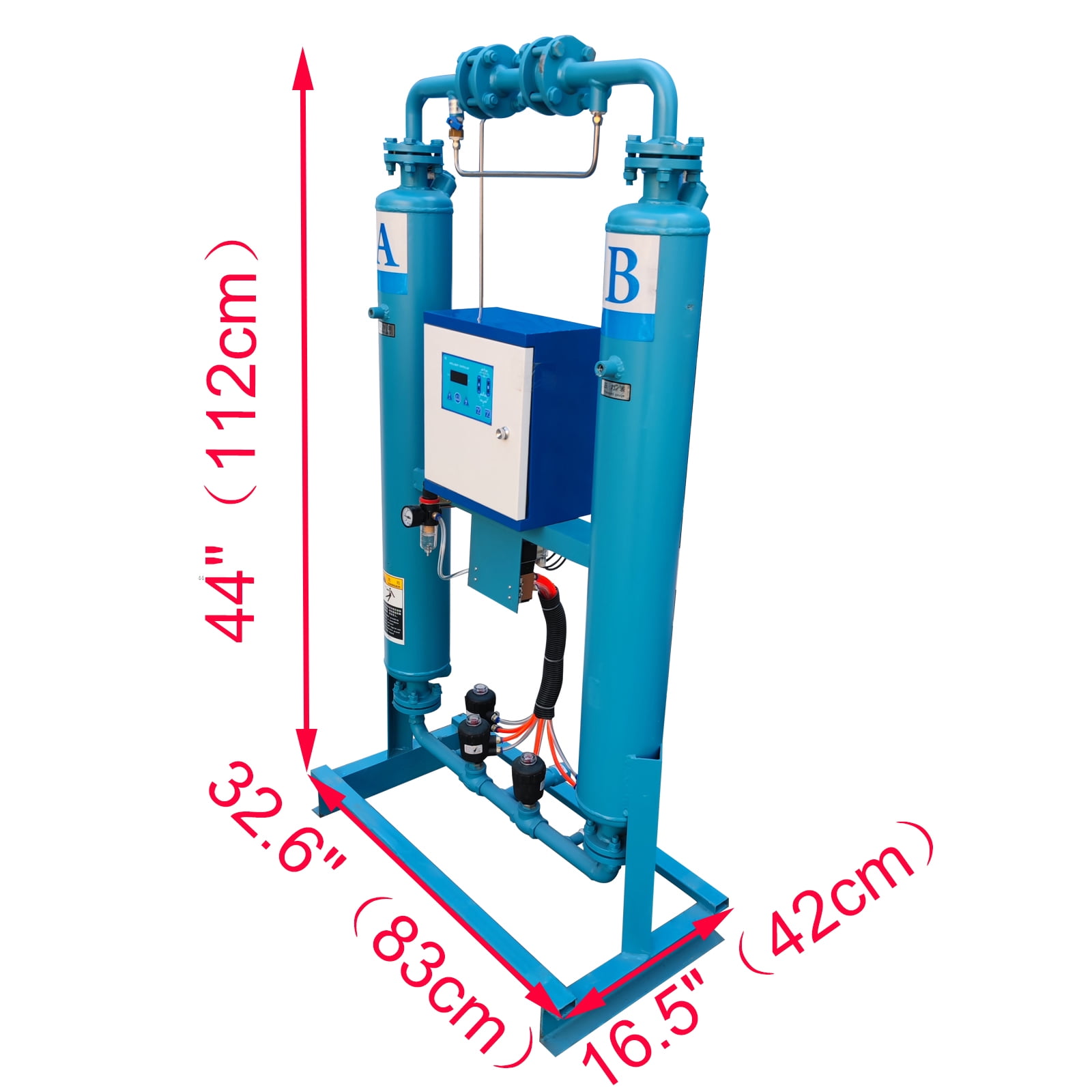 Electric Adsorption Air Dryer Air Compressor Dryer with 7.5-11KW Air Compressor 1.5m³/MIN