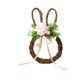 thumbnail image 5 of Corona de Pascua, corona de primavera para puerta de entrada, adorno colgante de temporada artificial Rosa, 5 of 9