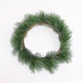 thumbnail image 3 of Decoración navideña, anillo de agujas de pino de PVC, material para árbol de Navidad, mesa amueblada con verde, 3 of 3