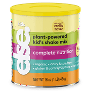 Else Nutrition Plant-based Kids Protein Shake Powder for Ages 2-12. Dairy-free Kids Complete Nutrition Drink Mix with Essential Amino Acids, 25 Vitamins & Minerals, Vanilla, 1- Pack
