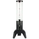 thumbnail image 1 of 1.5L Beer Dispenser Tower, Easy to Clean, Integrated Tap, with Ice Tube, Clear Beverage Tower Dispenser - Black, 1 of 5