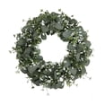 thumbnail image 3 of Artificial Wreath Large Green Leaf Wreath, Durable Front Door Eucalyptus Wreath, Fall Wreath Outdoor for Porch, Festival Wall B, 3 of 9