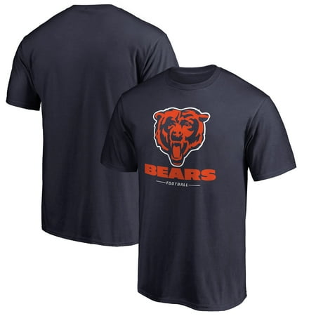 Chicago Bears NFL Pro Line Team Lockup T-Shirt - Navy