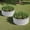 Silver, variant on Durable Galvanized Metal Raised Garden Bed Set - Anti-Rust Weatherproof Planter for Vegetables & Flowers - Easy Assembly with Drainage & Reusable Design