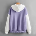 thumbnail image 4 of Women's Hoodies Sweatshirts Dynamic Cute Dinosaur Print Long Sleeve Hoodie for Everyday Comfort Purple S, 4 of 4