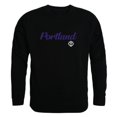 thumbnail image 1 of W Republic 556-363-BLK-04 Sweat-Shirt Homme Portland Pilots Script Crew, Noir - Extra Large, 1 of 1