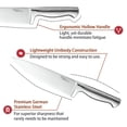 thumbnail image 5 of Marco Almond KYA26 14-Piece Knife Block Set  with Built-in Sharpener,Stainless Steel knife set, 5 of 11