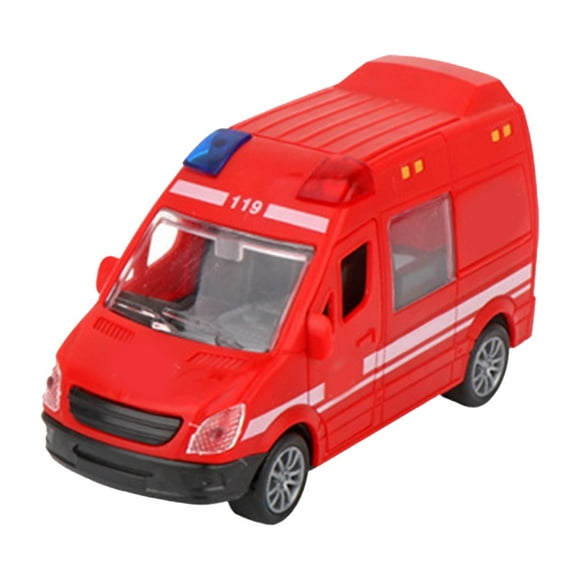 Fire Engine Toy, Fire Truck Toy Strong Durable 1:36 Scale for Pretend Play Fire Truck