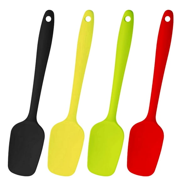 Miangastore Spatule Spatule en Silicone Couleur Assortie 4 Pcs 10.61x2.36x0.47 Po