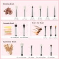 thumbnail image 5 of Jessup-Juego de brochas de maquillaje para ojos, 15 piezas, brocha de sombra de ojos precisa, delineador de cejas, mezcla de corrector, sintético Natural, negro, T177, 5 of 5