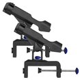 thumbnail image 2 of Sports and Outdoors Adjustable 360 \u200b\u200bDegree Clamp Large Opening Boat Fishing Rod Holders Foldable Bracket, 2 of 4