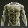 thumbnail image 2 of IWRICH 3D Printed T Shirts for Men Funny Long Sleeve Tshirts Graphic Casual Streetwear Tees 03-Light Green 2XL, 2 of 4