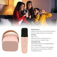 thumbnail image 3 of Portable BT Speaker With Microphone Set,Retro Speaker With Home Karaoke Machine,Portable Handheld Karaoke Mics, For Kids And Adults Home Party Birthday, 3 of 8