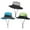 Blue+Gray+Green, variant on Overfox Wide Brim Boonie Hat for Men&Women,3 Pack UV Protection Fishing Hat, Waterproof Bucket Hat, Summer Outdoor Hiking Safari Sun Hat