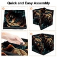 thumbnail image 4 of Bear Foldable Storage Box with Handle, 10.8"x10.5"x10.6", Large Capacity for Storage Containers, Storage Baskets, and More!, 4 of 6