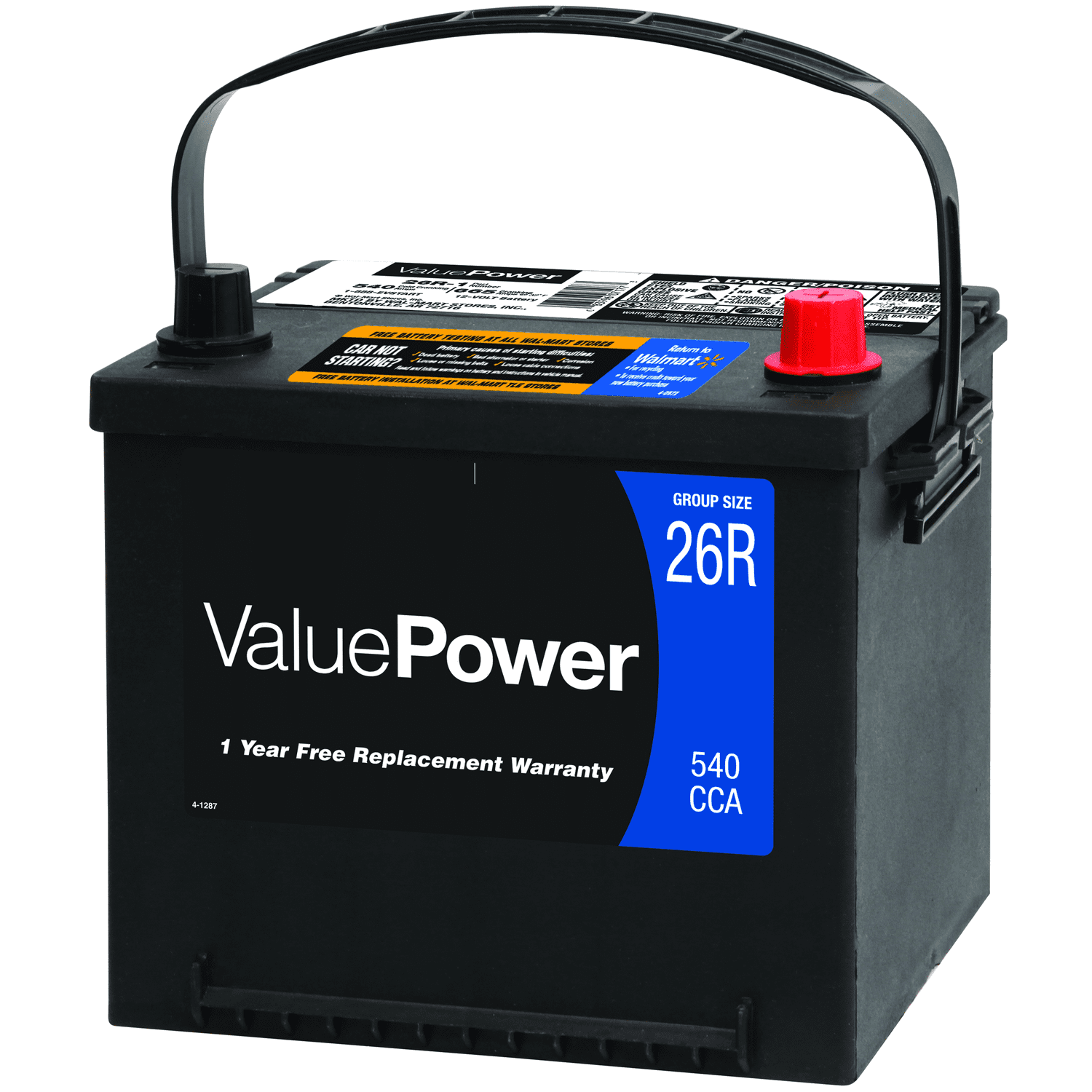 value power battery walmart