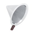 thumbnail image 2 of Filtre à Café en Acier Inoxydable Réutilisable Double Couche avec Support de Tasse (1), 2 of 8